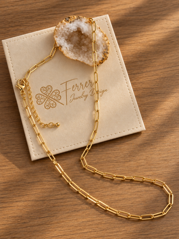 Cadena 1_ Cable chain necklace