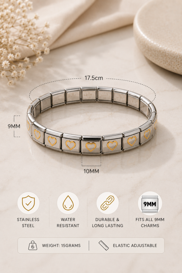FJD-013/4 Cuore-Italian bracelet